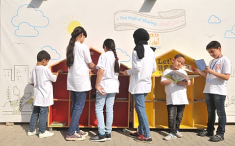 Sharjah ‘Wall of Giving’ campaign to encourage reading among children