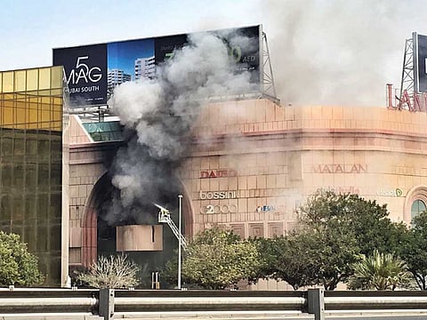 File picture of the 2017 fire that brought operations at Lamcy Plaza to a complete halt. Efforts at re-opening the neighbourhood mall did not meet with success in the years since.