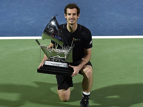 Scotland's Andy Murray won the title in 2017 at the Dubai Duty Free Tennis Championships