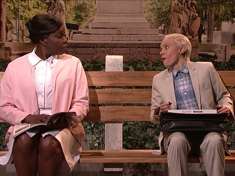 ‘SNL’ imagines Jeff Sessions as Forrest Gump at the bus stop