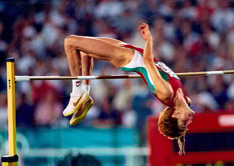 March 8, 1987: Stefka sets high jump world record