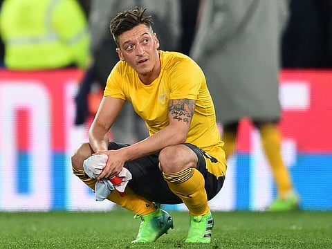Arsenal's German midfielder Mesut Ozil