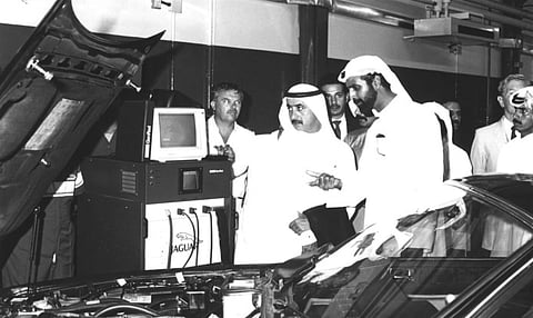 April 15, 1987: Al Tayer Motors opens computerised service