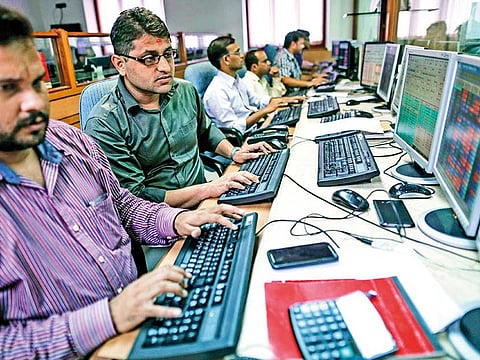 A brokerage in Mumbai. Stock brokers have petitioned the Finance Ministry and SEBI on circulars which if implemented is feared that it will have the effect of reducing trading volumes drastically and wipe out number of brokers.