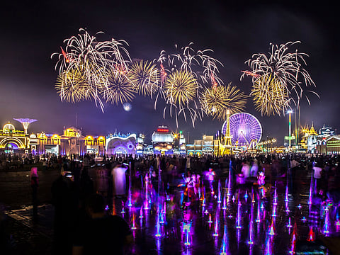 Fireworks at Gobal Village: shows are conducted every Thursday and Friday at 9pm
