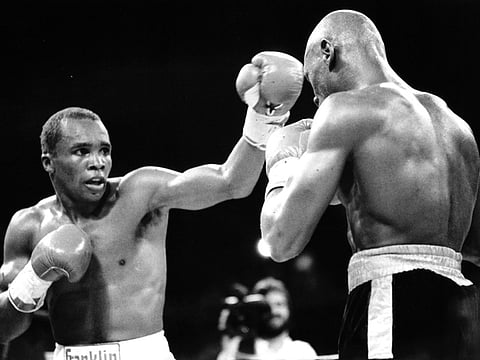 April 6, 1987: Sugar Ray Leonard stuns Hagler