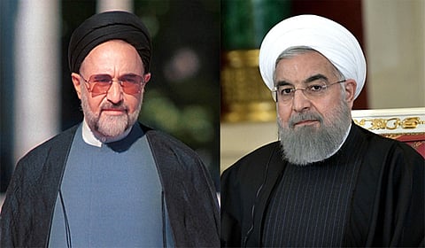 Iran’s ex-president Khatami endorses Rouhani