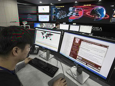 Staff monitoring the spread of ransomware cyber-attacks at the Korea Internet and Security Agency (KISA) in Seoul. More cyberattacks could be in the pipeline after the global havoc caused by the Wannacry ransomware, a South Korean cyber security expert warned May 16 as fingers pointed at the North.