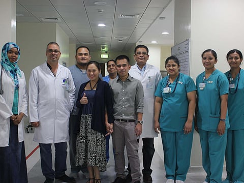 Filipina mother thanks hospital for ‘miracle’ life-saving treatment