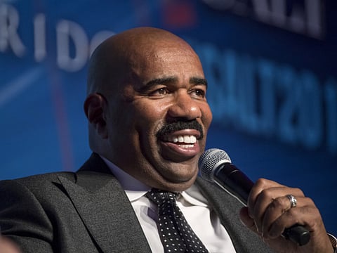 Comedian and television host Steve Harvey
