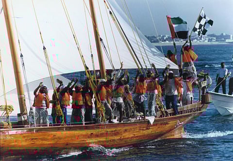 May 22, 1997: Sirdal wins Dubai Open Traditional Dhow race