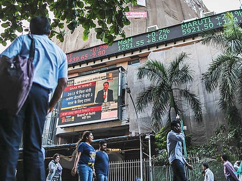 The Bombay Stock Exchange (BSE) in Mumbai. Foreign institutional investors (FIIs) remained net sellers in the capital market.