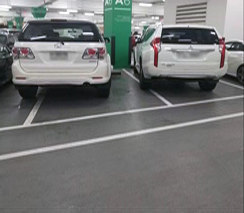 Stop abusing parking spaces