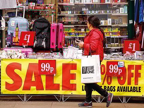Oxford Street in London. Although Britain’s economy is widely seen bouncing back next year from the pandemic, a fifth year of weak business investment will delay a full recovery until the end of 2022.