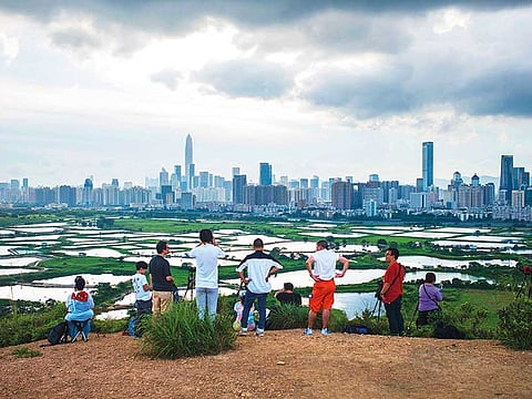 The Shenzhen-Hong Kong border in the Ma Tso Lung district of Hong Kong. The plan says as much about the changing roles of the two cities as it does about Hong Kong’s aspirations to be a technology womb.