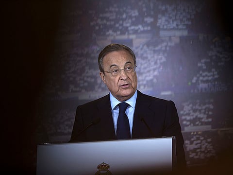 Real Madrid President Florentino Perez.