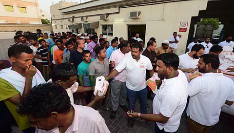 Workers get iftars and safety tips from professionals