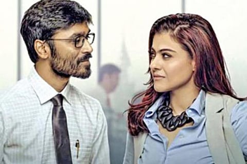 Kajol thanks Dhanush for helping with Tamil