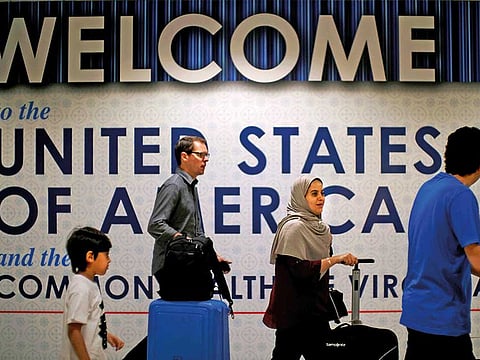 Us airlines need to take better care of secondary city destinations. They have record profits with which they can do so. File picture of Dulles International Airport in Washington, one of the cuntry's busiest hubs.