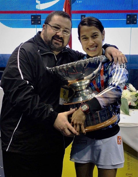 Nicol David gave her all in memory of Ronald Fauvel