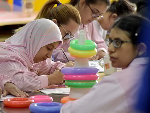 A vocational class for children of determination in Dubai. Photo for illustrative purpose only.