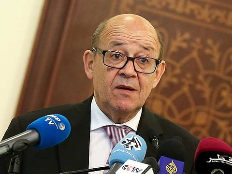 French Foreign Minister Jean-Yves Le Drian (File photo)