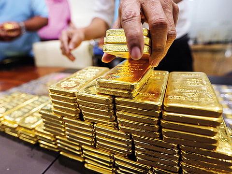 Which bar do you prefer? More UAE shoppers are realizing opting for gold bars these days makes price sense. (Tourists have a fancy for gold coins.)