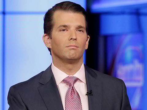 It's the second time white powder has been sent to the former president's oldest son.