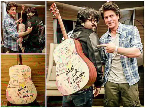 Pritam auctions guitar gifted by Shah Rukh Khan