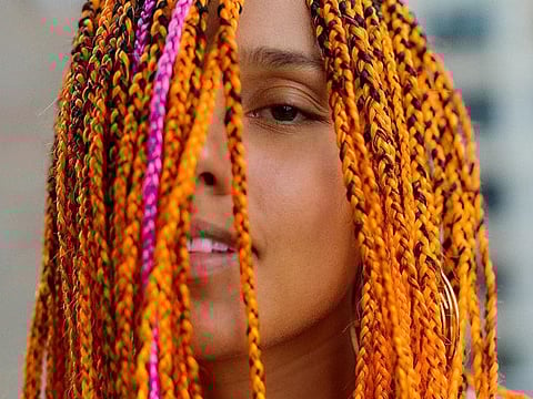 Alicia Keys reveals new summer look