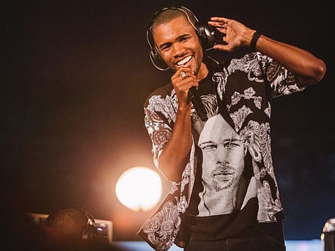 Brad Pitt makes a cameo during Frank Ocean set