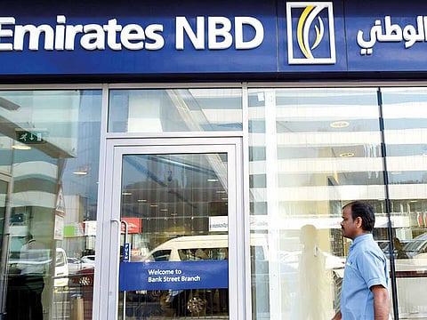 Emirates NBD Bank in Bur Dubai. Profitability at the four largest UAE banks is set to remain resilient in 2020, as solid public-sector loan growth balances the effects of competition and subdued private-sector credit demand.