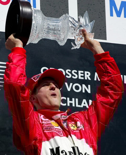 July 28, 2002: Schumacher equals rare record