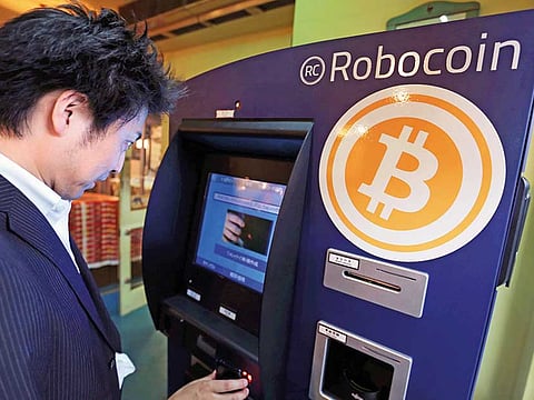 A Bitcoin machine in Tokyo.