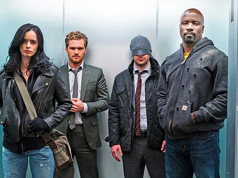 Marvel’s ‘The Defenders’: Gulf News tabloid! is on set