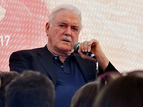 British comedian, director and screenplay writer, John Cleese.