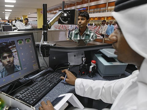 Picture for illustrative purposes: Dubai Airport immigration