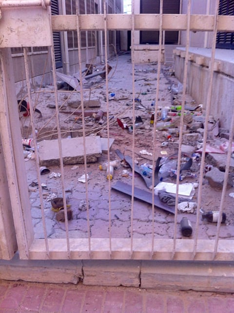 Neighbourhood alley used as dumping ground