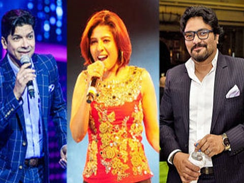 Sunidhi Chauhan, Babul Supriyo and Shaan sing for Fifa