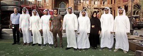 Salman Khan plays guide on ‘Tiger Zinda Hai’ sets in Abu Dhabi
