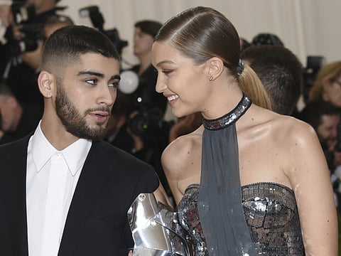 Zayn Malik and Gigi Hadid in a file photo