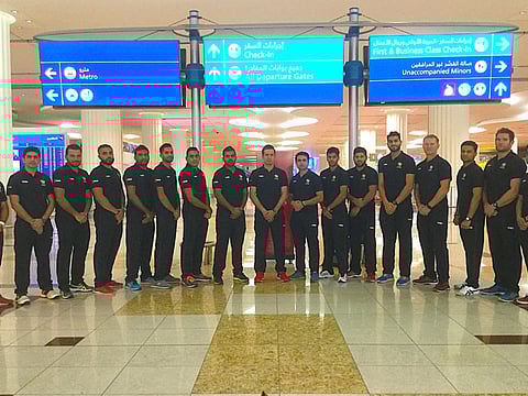 UAE cricket team fly out for Namibia ICC matches
