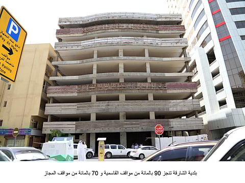 Parking buildings near completion in Sharjah