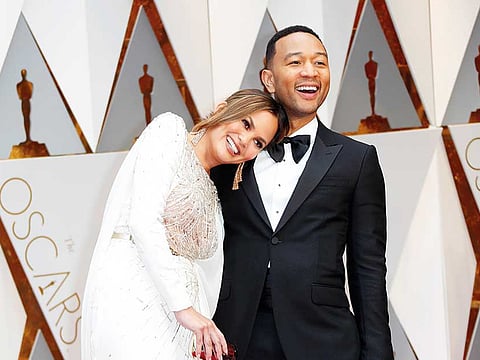 Chrissy Teigen and John Legend.
