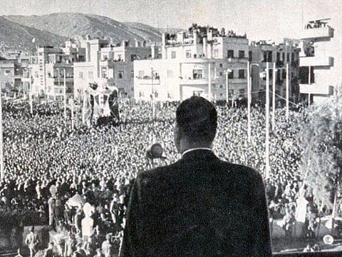 Syrian politicians recall mass adoration of Nasser