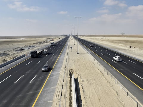 The E11 in Abu Dhabi.