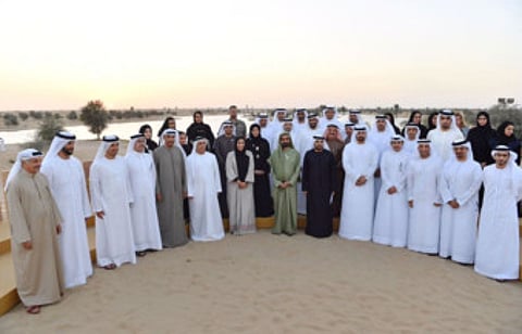 Mohammad launches natural desert reserve project