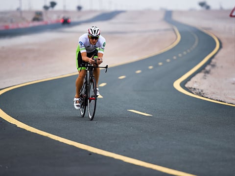 A cycling event in progress near Al Qudra Road in Dubai. Picture for illustrative purposes only.