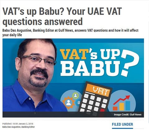 Gulf News asked for $25,000 for Vatsupbabu.com