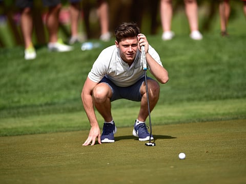 Former One Direction band member Niall Horan is a big golf fan